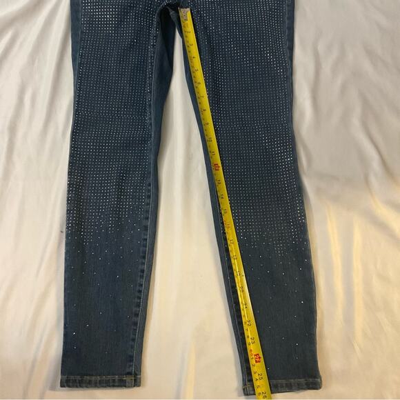 INC International Concepts Embellished Jeans 4P Petite Dopamine Mobwife Festival - Picture 7 of 9